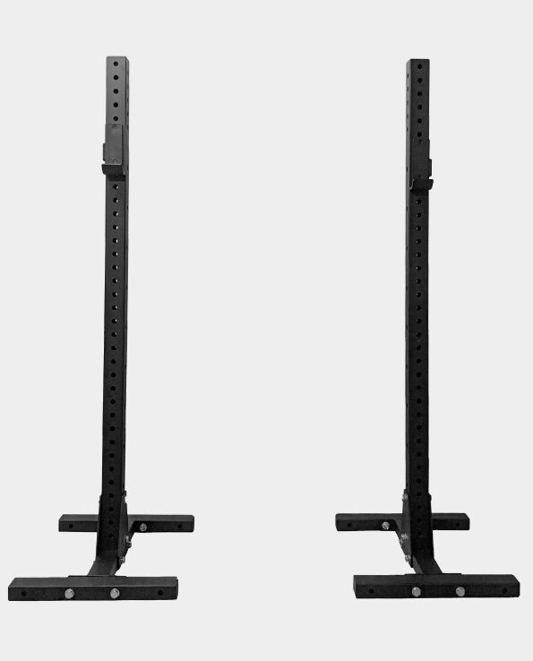 Built Gear Independent Squat Stands Front View